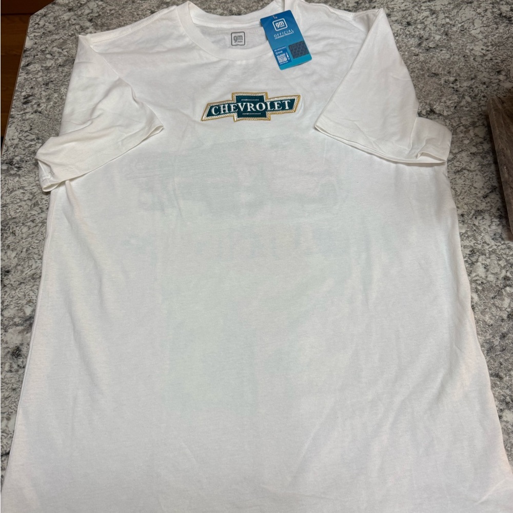 Chevrolet Logo Short-Sleeve Tee in White